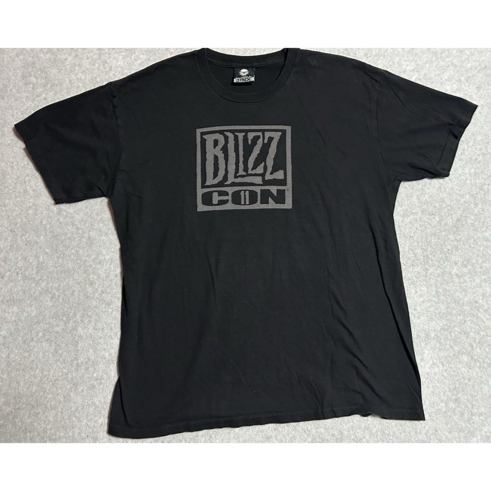 Blizzcon 2011 T Shirt Mens Extra Large Black Blizzard Gaming Convention Anaheim